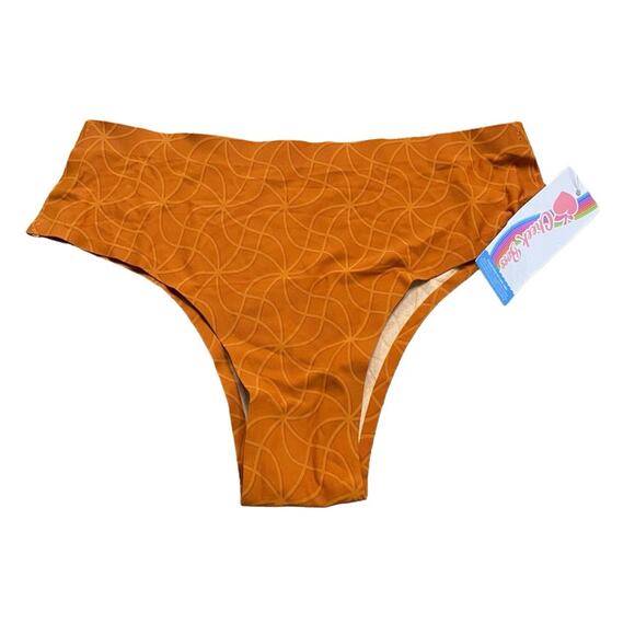 Cheek Boss Cheeky Panty Pumpkin Pinwheel Size Small - Picture 1 of 3